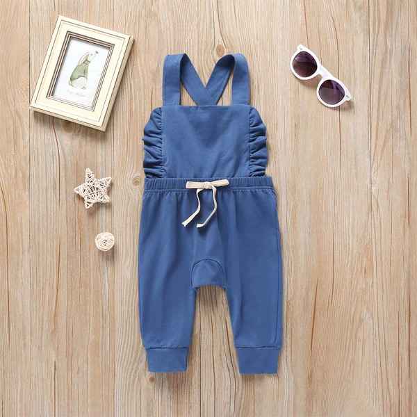 Ruffled Overalls Size 6/9 Months