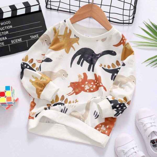 Dino Print Sweater Size 3