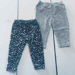 2 Piece Set Leggings Size 3/6 Months