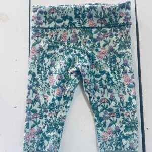 H&M size 6/9 months floral pattern leggings