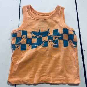 George Orange Shark Tank Size 3/6 Months