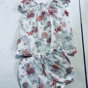 H & M 2 Piece Floral set Size 3/6 Months