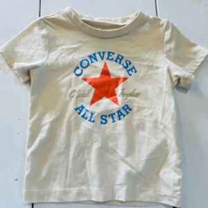 Beige Converse Tee Size 24 months